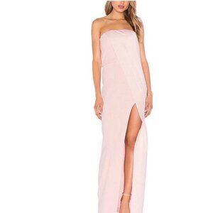 NWT Halston Heritage Blush Strapless Dress